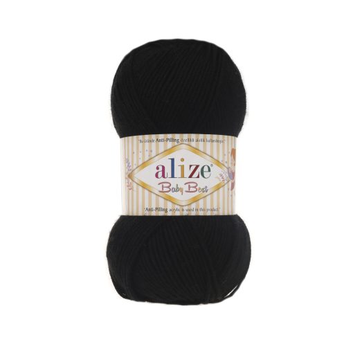 Alize Baby Best Anti-Pilling Örgü ipi - Siyah 60