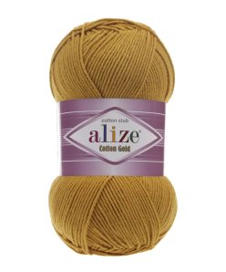 Alize Cotton Gold Amigurimi & Motif El Örgü ipi 100gr - Hardal 02