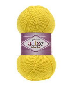 Alize Cotton Gold Amigurimi & Motif El Örgü ipi 100gr - Sarı 110
