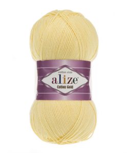 Alize Cotton Gold Amigurimi & Motif El Örgü ipi 100g - Sarı 187