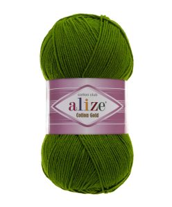 Alize Cotton Gold Amigurimi & Motif El Örgü ipi 100gr - yeşil 35