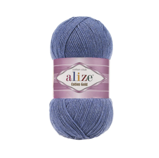 Alize Cotton Gold Amigurimi & Motif El Örgü ipi 100gr - Mavi 374