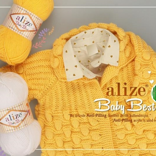 Alize Baby Best Anti-Pilling Örgü ipi - Siyah 60 - Görsel 3
