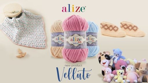 Alize Velluto Kadife El Örgü İpi