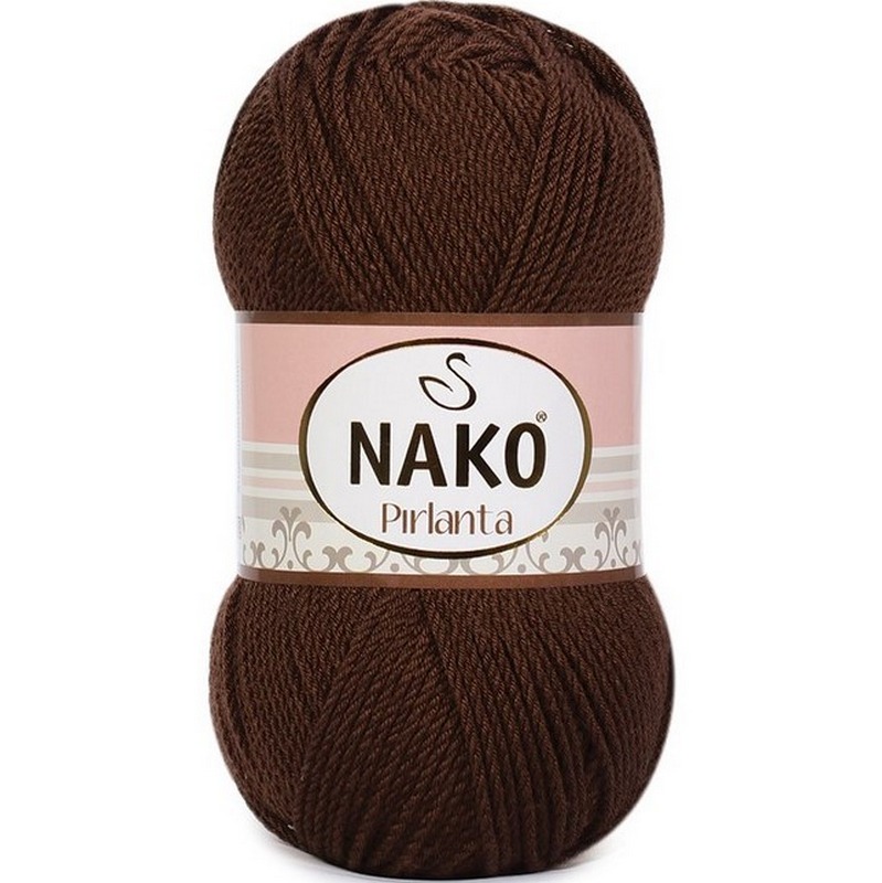 Nako Pırlanta El Örgü ipi - Kahve 3303