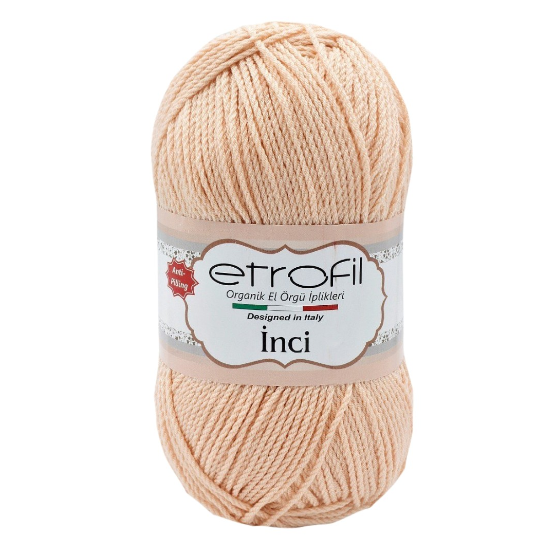 Etrofil İnci El Örgü ipi 100g - Somon-72039