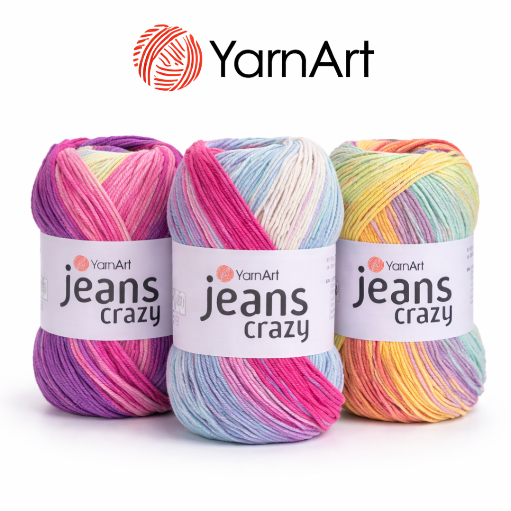 YarnArt Jeans Crazy Ebruli El Örgü ipi