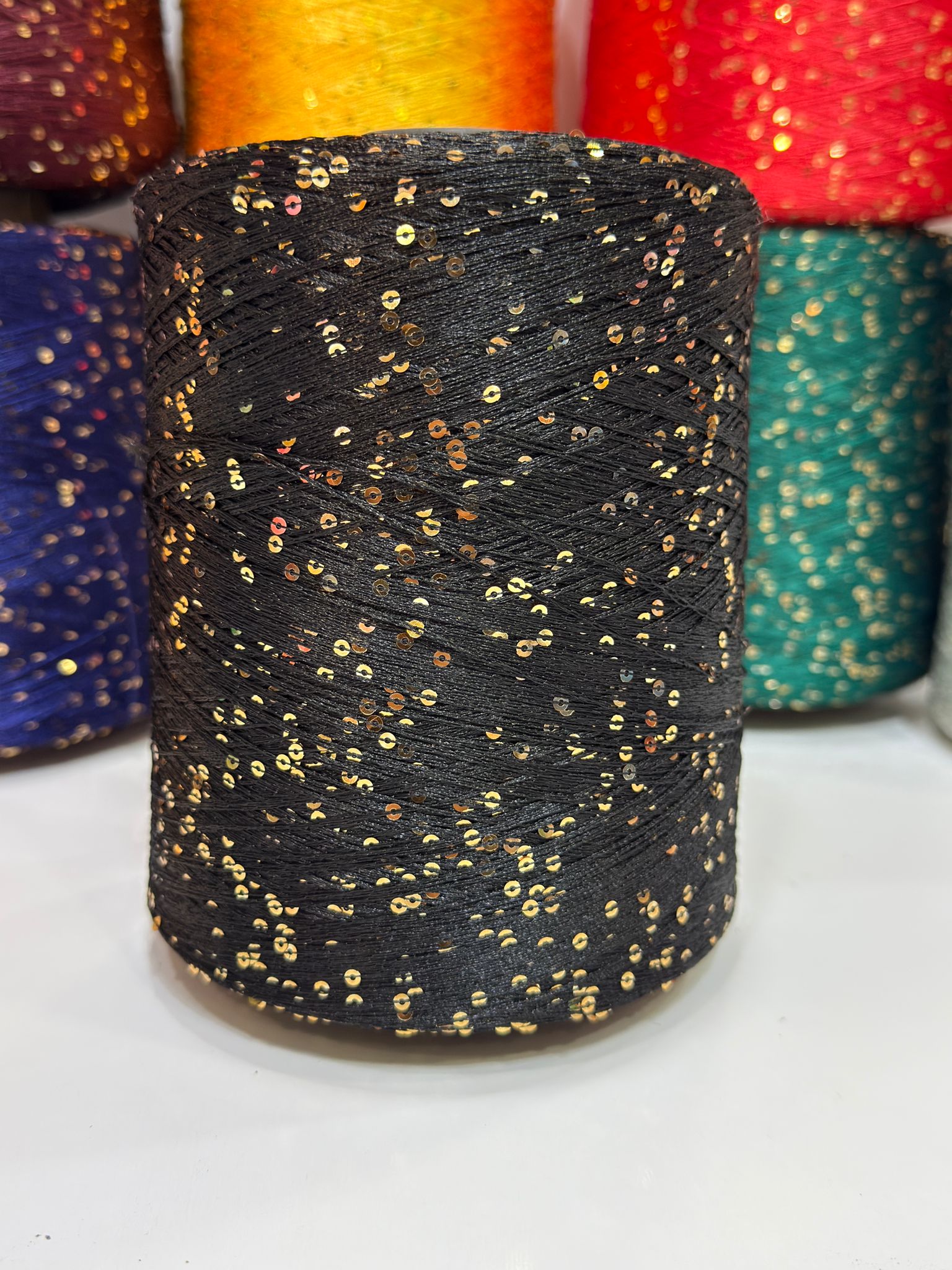 Pullu Örgü İpi 100g - Siyah