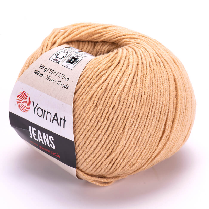 YarnArt Jeans Cotton Örgü ipi 50g - Bej 07