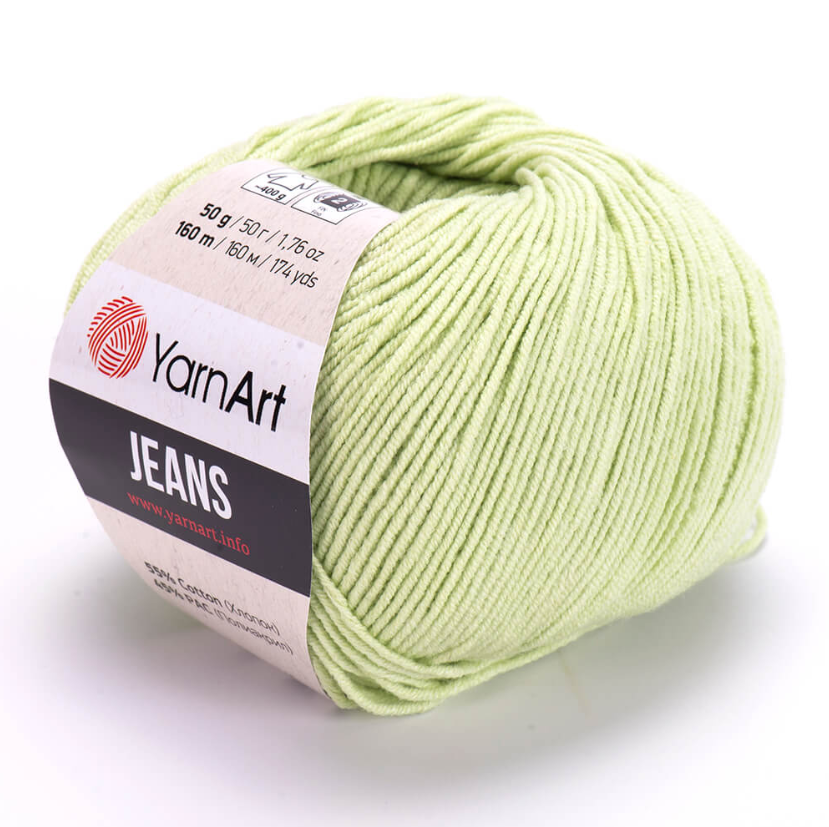 YarnArt Jeans Cotton Örgü ipi 50g - Soft Yağ Yeşil 11
