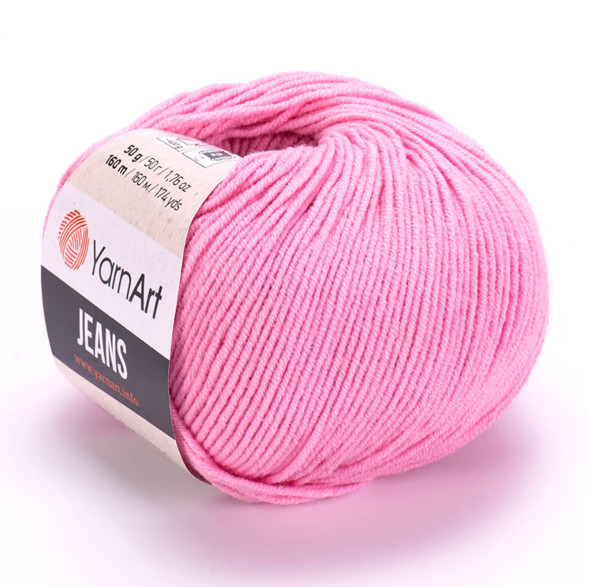 YarnArt Jeans Cotton Örgü ipi 50g - Pembe 36