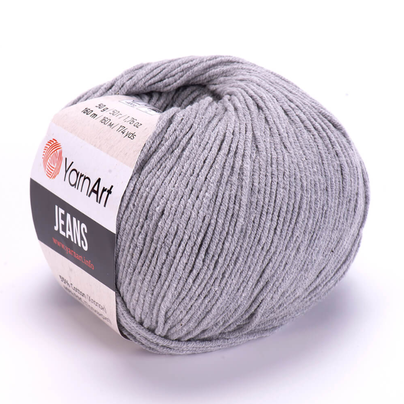 YarnArt Jeans Cotton Örgü ipi 50g - Koyu Gri 46