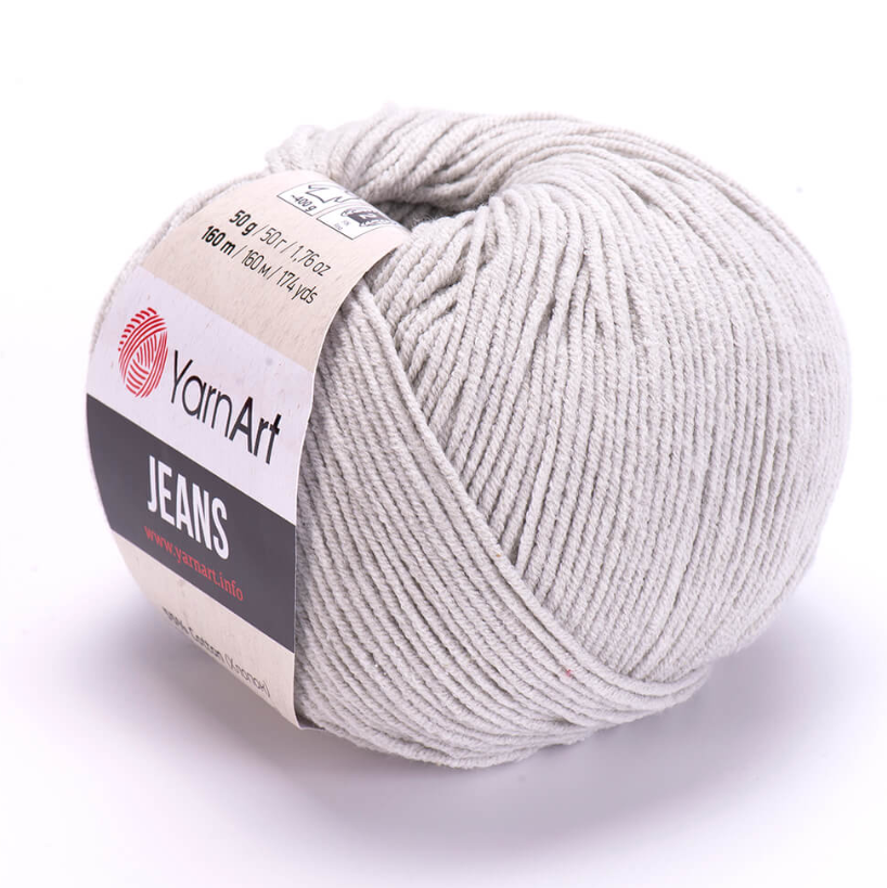 YarnArt Jeans Cotton Örgü ipi 50g - Açık Gri 49
