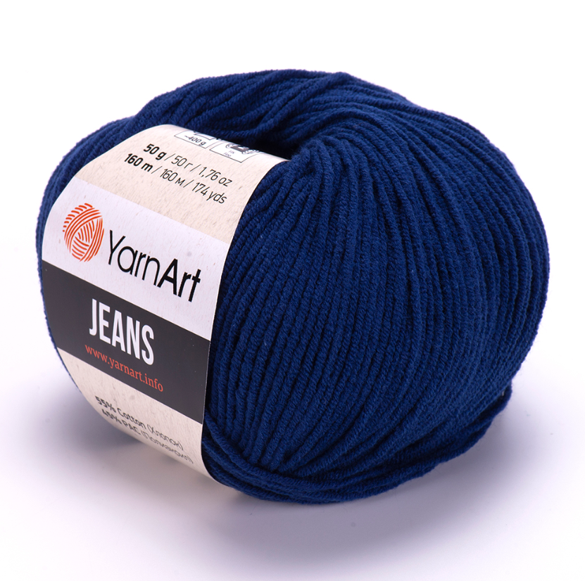 YarnArt Jeans Cotton Örgü ipi 50g - K Lacivert 54