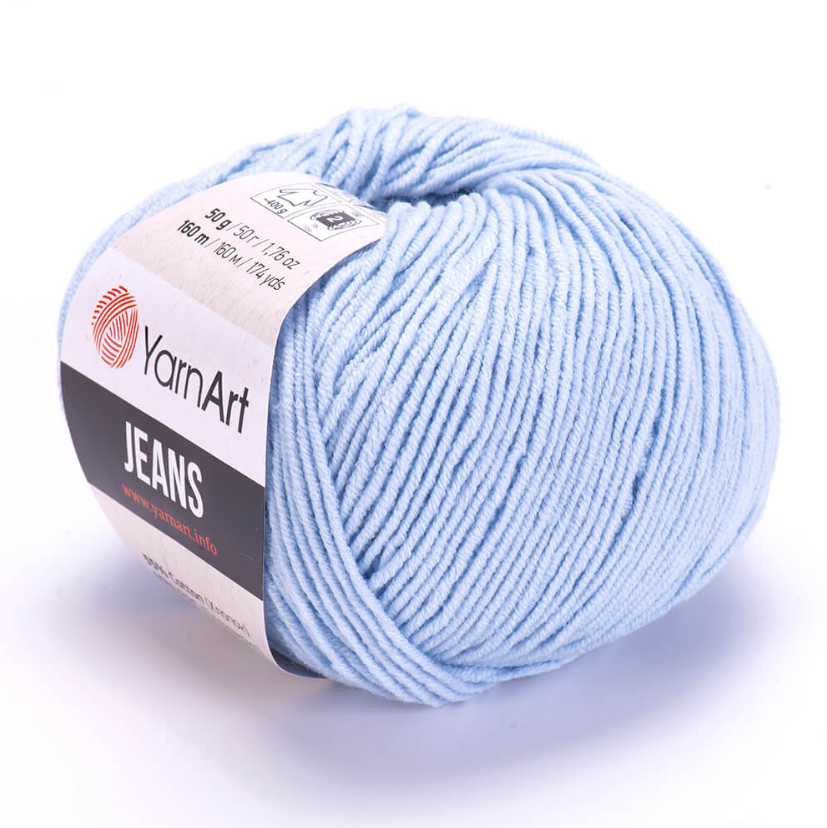 YarnArt Jeans Cotton Örgü ipi 50g - Bebe Mavi 75