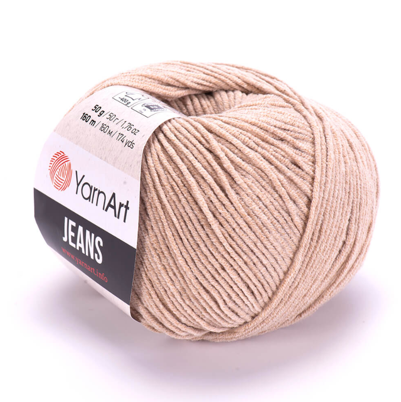 YarnArt Jeans Cotton Örgü ipi 50g - Süt Kahve 87
