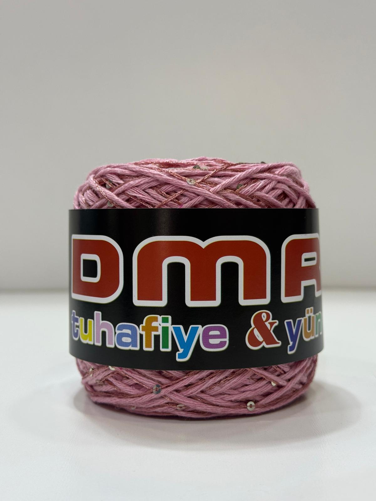 Pullu Koton El Örgü İpi 100gr - Pembe - Görsel 2