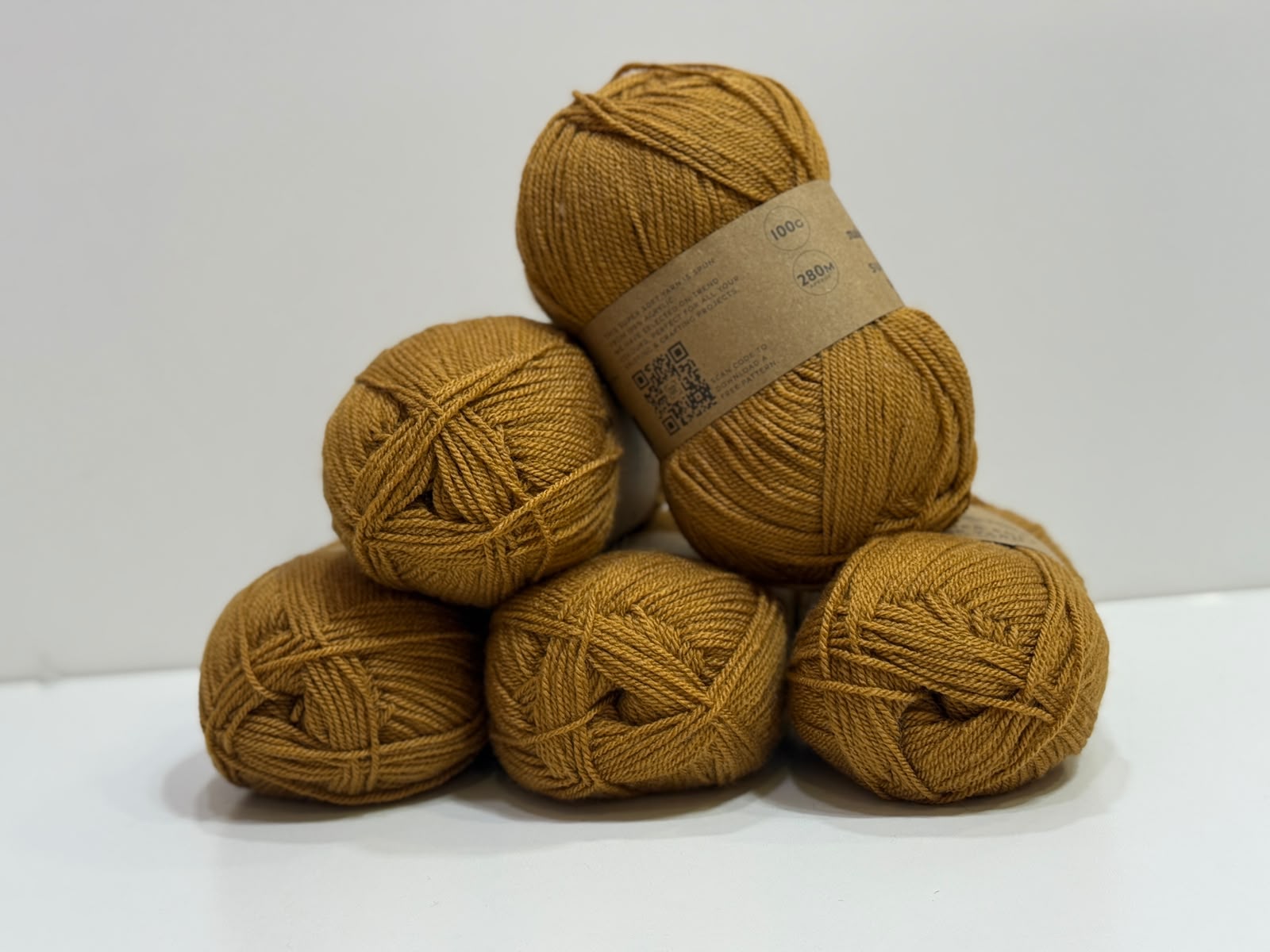 Yarn Bee Low Piiling İhraç Fazlası El Örgü İpi 500gr - Hardal