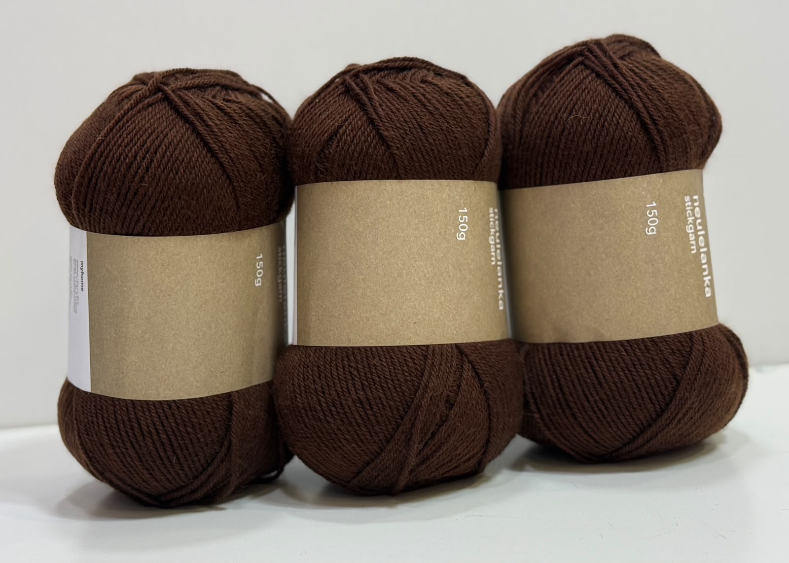 Yarn Bee Low Piiling İhraç Fazlası El Örgü İpi 450gr - Kahverengi