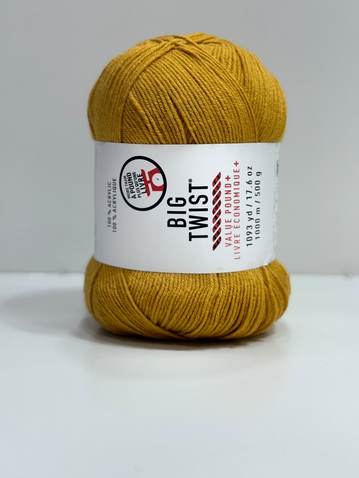 İhraç Fazlası Mega Boy El Örgü İpi 500gr - Hardal - Görsel 2