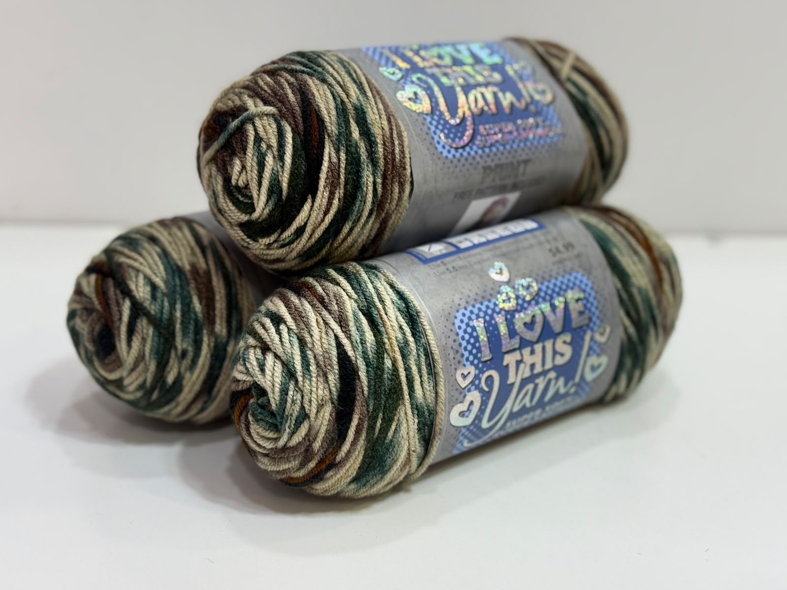 İhraç Fazlası Amerikan Sarım El Örgü İpi 450gr - Ebruli