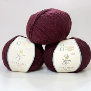 Alternative view of Yarn Bee 330 gr  Low Pill İhraç Fazlası El Örgü ipi - Bordo Melanj