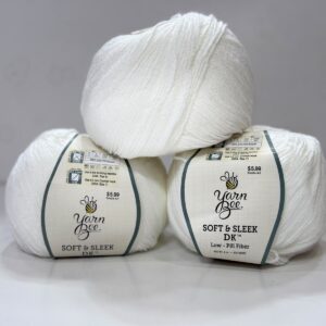 Yarn Bee 330 gr  Low Pill İhraç Fazlası El Örgü ipi - Beyaz