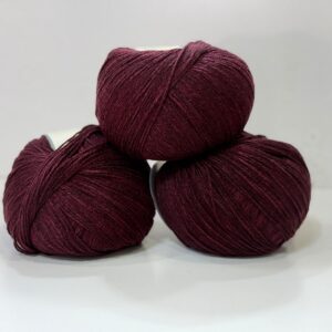 Yarn Bee 330 gr  Low Pill İhraç Fazlası El Örgü ipi - Bordo Melanj