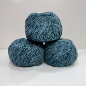 Yarn Bee 330 gr  Low Pill İhraç Fazlası El Örgü ipi - Petrol Mavi Melanj