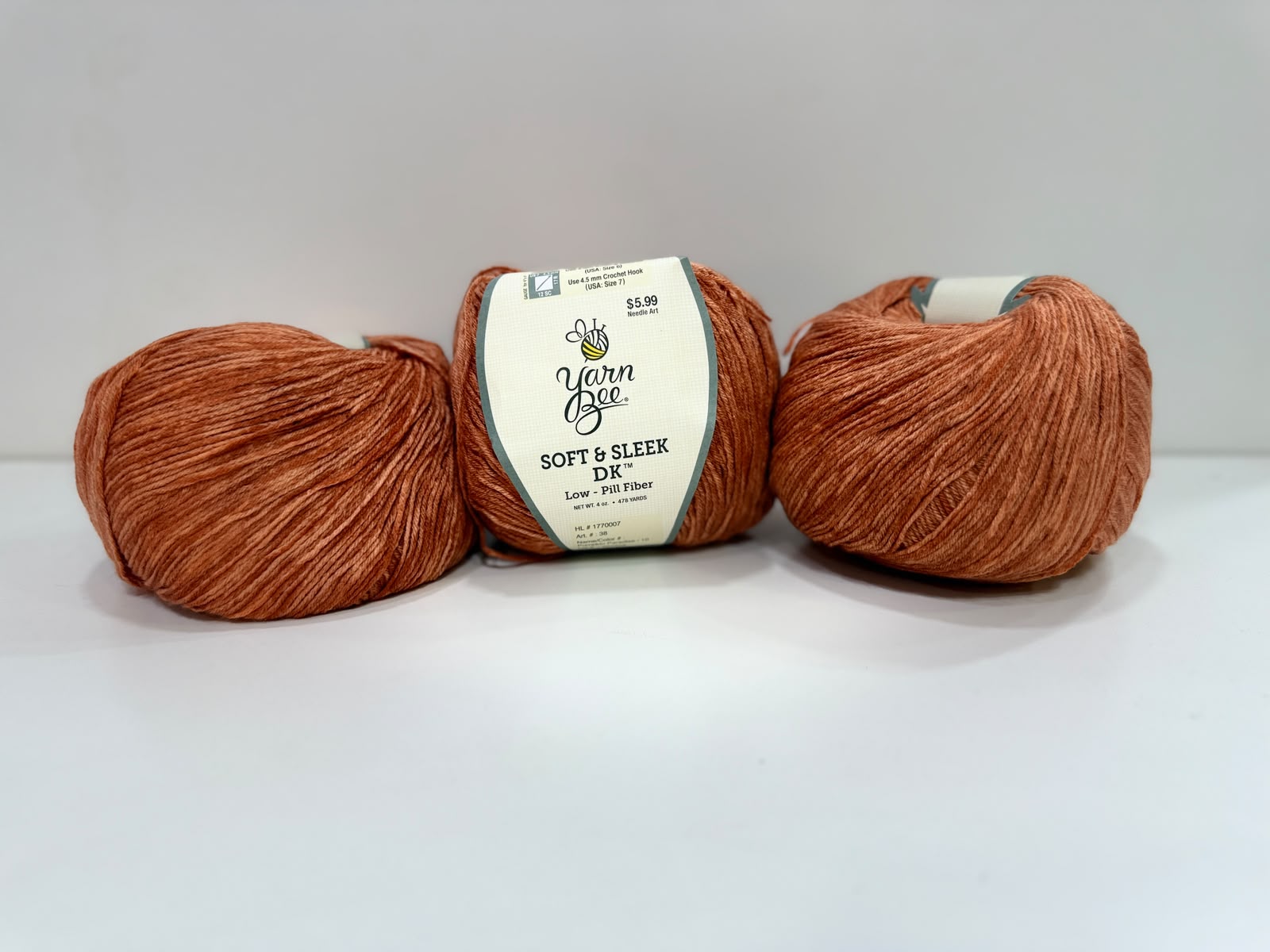 Yarn Bee 330 gr Low Pill İhraç Fazlası El Örgü ipi - Hardal Melanj - Görsel 3